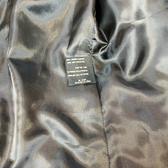 Cole Haan 100% Lambskin Black Leather Jacket - EUC, Size Medium - Picture 7 of 7